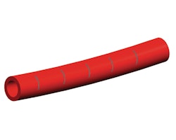 Whale slang 15x11mm röd, 50 m