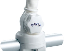 Glomex RA134 vitt nylon-vippantennfäste till Ø22/25mm rör
