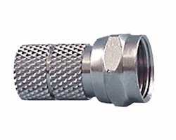 F-kontakt för 6 mm-kabel (koaxial)
