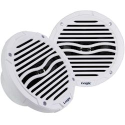 Högtalarset Logic SoundLab Marine 8" Vit 2st.