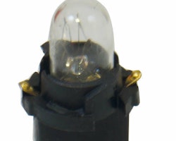 Glödlampa 12v för ø53mm instr. svart