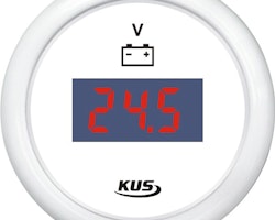 Kus digital voltmeter 9-32v, vit