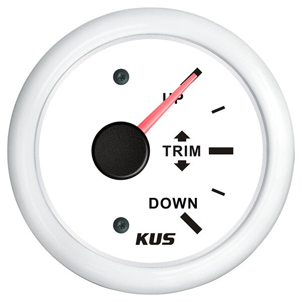 Kus trimindikator, vit 0-190ohm, 12/24V