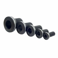 Trudesign Bordgenomföring svart 3/4"