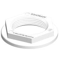 Trudesign Mutter 1/2" vit till bordgenomföring