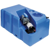 Septiktank 60l med 24V macerator 65x39x30cm