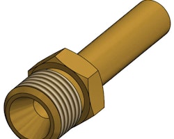 Gasol Ø8 mm rörstuts – LH1/4" gänga