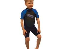 Base våtdräkt kort modell junior blå str. 115cm
