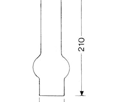 DHR Lampglas 15''' x 210 mm