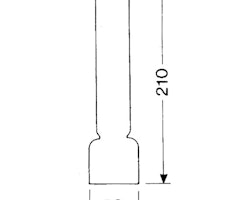 DHR Lampglas 14''' x 210 mm