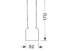 DHR Lampglas 14''' x 170 mm