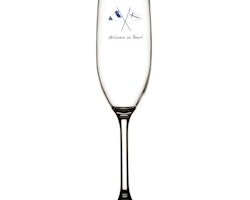 MB Welcome on board Champagneglas 236 ml