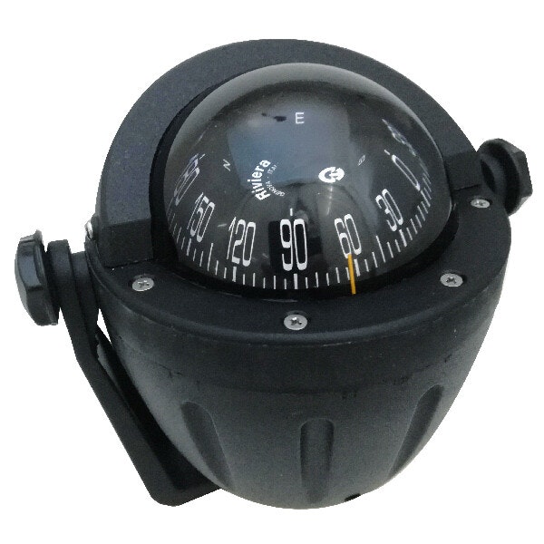 Riviera bygelmonterad kompass Zenith 3”, svart