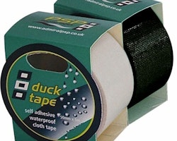 Psp duck tape gaffatejp svart 50 mm x 5 m