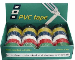 Psp pvc-tejp isoleringsband sortiment 24rl 19 mmx4,5 m