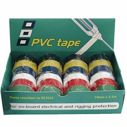 PSP PVC-tejp isoleringsband 19 mm, 24 rullar