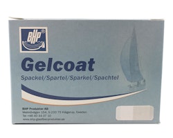 BHP Gelcoat-spackelmassa Vit RAL 9016, 100g och 7g härdare