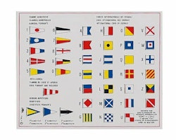Klistermärken, flaggkoder