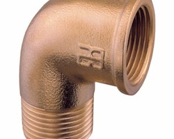 Guidi Böj 90° inv/utv 3/8" brons