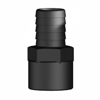 Trudesign Slangstos hona komposit svart 3/4" 22mm