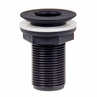 Trudesign Bordgenomföring försänkt svart 1/2"