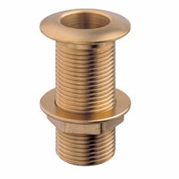 Guidi Bordgenomföring mässing rundhuv, 1/4” 40mm