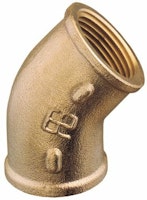 Guidi böj 45° inv/inv 1"