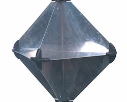 Radarreflektor aluminium 300 x 300 x 415mm 650g 5m2