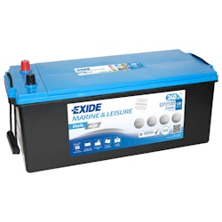 Exide Dual AGM batteri med poler på samma sida, 240 Amp