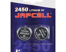 Japcell CR2450 Litiumbatteri 3V, 2 st