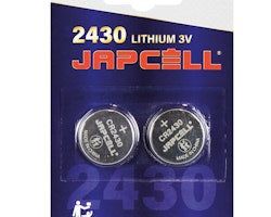 Japcell CR2430 Litiumbatteri 3V, 2 st