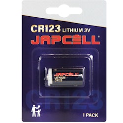 Japcell CR123 3V litium batteri 1 st