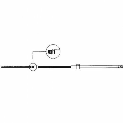 Ultraflex styrkabel M58, 9 fot