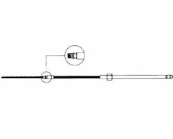 Ultraflex styrkabel M58, 10 fot