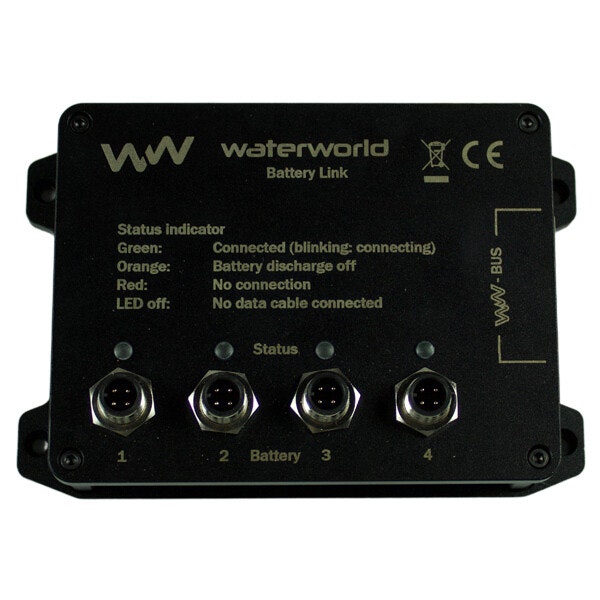 Waterworld Link-4, Kommunikationsbox upp till 4 batterier