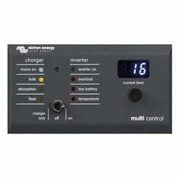Victron kontrollpanel för Multi & Quatro, vinklad kontakt