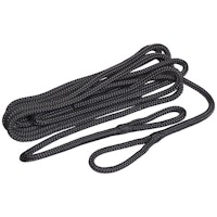 Robline fenderlina flätad 2-pack svart, 8mm x 2m