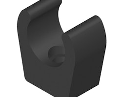 Whale monteringsklämma 15mm svart, 10 st