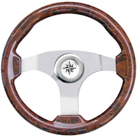 Savoretti ratt radica trä, Ø350mm