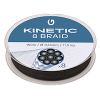 Kinetic cyber braid 8, 150m 0,20mm/15,0kg.