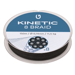 Kinetic cyber braid 8, 150m 0,20mm/15,0kg.