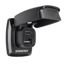 ScanStrut Flip-Pro USB-A & USB-C laddaren vattentät, 12-24V