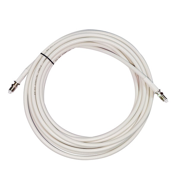 1852 VHF-kabel vit RG-8X lågförlust med FME-kontakt - 12m