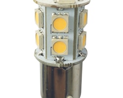 1852 LED-bajonett BA15D Ø19x43mm 10-36Vdc, 2 st