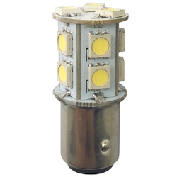 1852 LED-lanternlampa BAY15D Ø19x43mm 10-36Vdc, 2 st