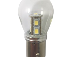1852 LED-lanternlampa BAY15D Ø25x48mm 10-36Vdc, 2 st