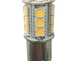 1852 LED-lampa BA15D Ø23x46,5mm 10-36Vdc, 2 st