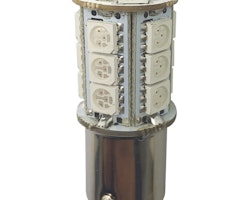 1852 LED-lanternlampa BAY15D Ø18x37mm 10-36Vdc röd, 2 st