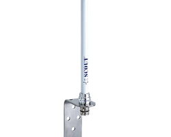 Scout KM-10 VHF-antenn m. kabel, vinkelfäste & kontakt, 18cm