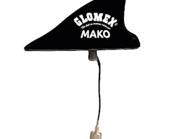 Glomex Mako VHF-antenn svart, 8m kabel och kontakt PL259